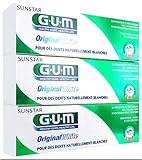 Gum Original White Toothpaste 3 x 75ml by G