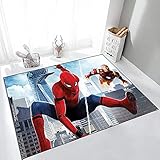 URUNI Kinderbereich Teppiche Kinder Spiderman Spielmatten rutschfeste Teppichbodenmatte für Spielplatz Schlafzimmer Spielzimmer Fußmatten (Color : 03, Größe : 80 * 120cm)