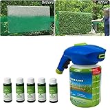 Hydro Mousse Rasen, Rollrasen Kaufen Hydro Mousse Sprührasen für Garten ( Sprühflasche Und Flüssigformel ), Rasensamen Nachsaat für Schnelles Rasenwachstum (5 Flaschen)