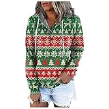 Weihnachten Hoodie Damen Pullover weinrot Damen goetzburg götzburg Damen-unterhemd Spagetti-träger, weiß Shirt blau Kurzarmpullover Damen Strick Oberteile frühling Tshirt Kurzarm Winter Angeb