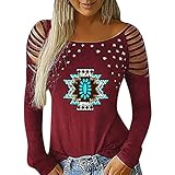 XTBFOOJ Schicke Blusen Damen Festlich Tunika Leinen Sommer Bluse blouseOberteile Hemdbluse Slim Fit Tops Long Blusen Tunikakleid Lang Bluse Mit Dreiviertelarm Bauchfrei Oberteile Schw