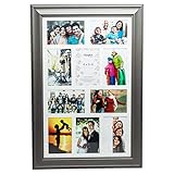 Hampton Frames ERICA ERI10APGY Multi-Bilderrahmen für 10 Fotos, 10 x 15 cm, G
