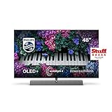 Philips Ambilight TV 48OLED935/12 OLED TV 48 Zoll - 121 cm mit Sound von Bowers & Wilkins (P5 Picture Engine mit KI, 4K UHD, Dolby Vision∙Atmos, Android TV, Triple Tuner) [2020/2021 Modell]