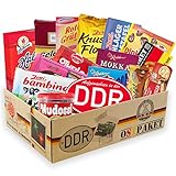 Ostpaket Schokobox XL'Beste Freundin' inklusive DDR Aufkleber'Aufgewachsen in der DDR' Ostalgie Geschenkset Geschenkbox Geschenkpaket Party Geburtstag