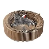 Dongbin Katze Kratzen Platte aus Pappe - Verformungsplatte aus schalenförmigem Katzenspielzeug, Faltbare Schleifklaue,Juckreiz Werkzeug