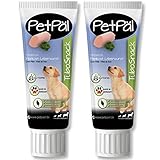 PetPäl Hunde Leberwurst in der Tube Leckerli “TuboSnack“ – Probiergröße 2er Pack - Premium Leckerlie getreidefrei für den Hund - Auch für Welpen - Natürlicher Hundeleckerli Snack - Made in Germany