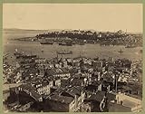 Historic Photos Aerial View of Istanbul from Galata Showing The Golden Horn, Topkap?, and Ayasofy