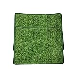 2Pcs Künstliche Haustier Pee Gras Matte Reusable Hunde Töpfchen Fach Ausbildung Matte Pet Rasen Gefälschte Gras Ersatz Pad für Hund Töpfchen Training Indoor O