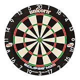 Unicorn Dart Board Eclipse Hd2 Tv Edition Bristle Board, Schwarz, Einheitsgröß