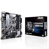 ASUS Prime Z490M-Plus Gaming Mainboard Sockel 1200 (micro ATX, Intel Z490, USB 3.2 Gen 2, 2x M.2-Steckplätze, VRM-Kühler)