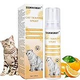 SEGMINISMART Kratz Spray Katzen,Kratzschutz Katze,Anti Kratz Spray für Katzen,Calming Spray,Anti Spray Hunde & Katzen,Wirkt Schnell & Effektiv gegen Stress,Kratzfestes für Sofa,Tür,Tisch,Möb