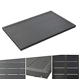 Arebos Bodenelement für Solardusche oder Pool | Gartendusche | Pooldusche | Bodenplatte | Gartendusche Bodenelement | 101 x 63 x 5,5