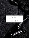 Fitness Planner: A Daily Food and Fitness Journal 8.5x11 120 pag