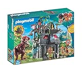 PLAYMOBIL Dinos 9429 Basecamp mit T-Rex und Lichteffekten, Ab 4 J