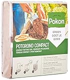 Pokon Kompakte Pflanzerde, kompakte Blumenerde aus Kokofaster für Balkon und Garten, 2 Monate vorgedüngt, 10 L