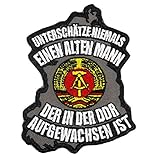 Aufnäher Aufbügler Patch Alter Mann aus der DDR