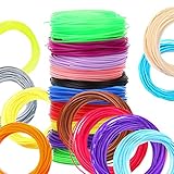 3D-Stift-Filament-Nachfüllpackung, PLA, 20 Farben, insgesamt 1,75 mm, 3D-Druck-Filament, geeignet für normalerweise 3D-S