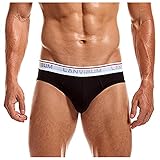 BIBOKAOKE Slips Herren Brief Bedrucktes Sexy Panty Bequeme U Konvexen Beutel Unterhose Mode Low Rise Sportunterhosen Slips Stretcken Trunk Unterwäsche Slim Fit Retroshort Sport-Slip U