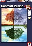 Schmidt Spiele Puzzle 58223 Puzzle 500 Teile, Jahreszeiten B