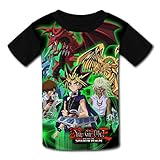 Kinder/Jugendliche Yu-GI-Oh T-Shirts 3D-Kurzarm-T-Shirts für Mädchen Jung