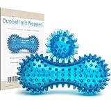 ICEHOF Fussmassageroller - Innovativer Massageball für eine wohltuende Fußmassage - einzigartige Kombination aus Igelball & Fuß