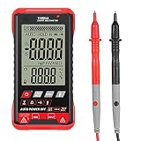 MLZWS TA804A Digital Multimeter Professioneller Auto Tester True RMS Multimeter Ultradünn intelligent Intelligent Ohm NCV Spannungsmesser M
