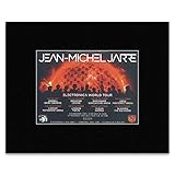 Mini-Poster, Jean-Michel Jarre Electronica World Tour 2016, 25,4 x 30,3