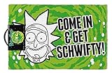 Cartoon Network, „Get Schwifty“-Fußmatte, Rick and Morty, Mehrfarbig, 40 x 60