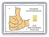 1g Goldbarren 999,9 Feingold in Motivbox 'Goldene Glückwünsche zur Bestandenen Prüfung' in edler Goldverpackung