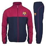 FC Barcelona - Jungen Trainingsanzug - Jacke & Hose - Offizielles Merchandise - Geschenk für Fußballfans - 12-13 J