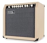Rocktile AA-30 CW Eric Akustikverstärker - 30 Watt - 2 Kanäle (Mikrofon und Gitarre) - 10' Speaker + 2,5' Hochtöner - AUX-Eingang und Line Out - Chorus- und Hall-Effekt - C