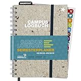 CampusLogbuch 2018/19: Semesterplaner, Terminkalender, Notizbuch, Organisationstool, Lebenshilfen / A5 / Spiralbindung / Campus Logb