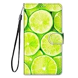 Miagon Full Body Flip PU Leder Schutzhülle für Samsung Galaxy S6,Bunt Muster Hülle Brieftasche Case Cover Ständer mit Kartenfächer,Z