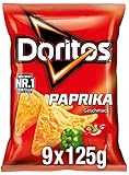 Doritos Tortilla Paprika Chips 9 x 125g