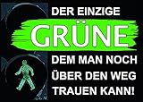 Aufkleber/Sticker - Der einzige Grüne dem Man noch über den Weg trauen kann (Sticker-Set 10 Stück), Die Grünen, Baerbock, Habeck