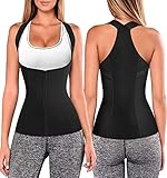 Gotoly Damen Figurformende Unterbrust Rückenstütz Korsett Körperformer Shapewear Bauchweg Body Shaper Formend Taillenformer Buckel Körperhaltung Korrektor Shaping (Schwarz, M)