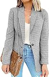 AdamBGeorge Women's Long Sleeve Casual Blazer Open Front Business Work Office Blazer Jack