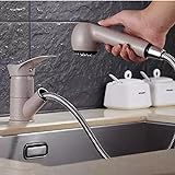 LCBLC Küchenarmatur Messing Heiß- Und Kaltwasserhahn Spüle Mischbatterie Waschbecken Wasserhahn Waschbecken M