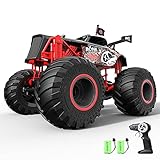 tech rc Offroad Ferngesteuertes Auto 1:14 RC Truck 2 Akku Geländewagen 2,4 GHz Offroad-Fahrzeug Buggy Elektro Spielzeug für Kinder Jungen Mädchen Kindergeschenk Spielzeugauto Sk