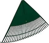 Kunststoff Laubbesen 78 cm breit mit 30 Zink