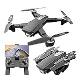 JJDSN Ultraleichte Faltbare Drohne，GPS-Drohne mit 4K-Kamera für Erwachsene RC Hexacopter mit automatischer Rückkehr, bürstenloser Motor, Wegpunktflug, Headless-Modus, 30 Minuten Langer Flug，D