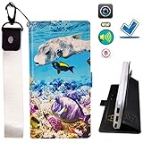 HYJPT Hülle für Huawei Y3 Ii Y3ii Lua-U22 Lua-L23 Lua-L03 Lua-L21 Lua-L01 Hülle Flip PU-Leder + Silikon Cover Case Fest YU