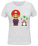 Super Mario High Trippy Acid Trippy Trip Lsd High Womens T-shirt XX-Larg