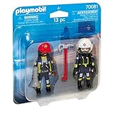 PLAYMOBIL Duopack 70081 Feuerwehrmann und Feuerwehrfrau, ab 4 J