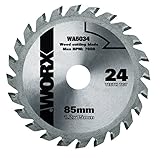 Worx TCT Sägeblatt 85 mm. 24 Zähne. 1 Stück. WA5034