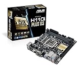 Asus H110I-Plus Mainboard Sockel 1151 (Mini-ITX, Intel H110, 2x DDR4 Speicher, 4x SATA 6Gb/s, 2x USB 3.0, 4x USB 2.0, PCIe 3.0)