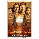 JLFDHR ZNNHERO Supernatural Staffel 15 Tv-Serie 2019 Plakatdruck Leinwand Home Room Wanddruck Dekor-60X90Cmx1 Kein R