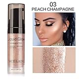 Athemeet Makeup Flüssigkeit Highlighter 3D Make Up Highlighter Augen Gesicht Glitzer Brighten Konzentrierte Beleuchter Bronze Drops Make Up Textmarker 1 Stück