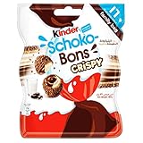 Kinder Schokobons Crispy – Ferrero Kinderschokolade Geschenk – Schoko bons Crispies Edition für Kinder und Erwachsene - 1er Pack (1 x 89g)