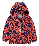 AIEOE Kinder Winter Skijacke Jacke Outdoor Verdickt Jacke Wasserdicht Winddicht für Jungen Mädchen Jacke Atmungsaktiv Funktionsjacke mit Kap